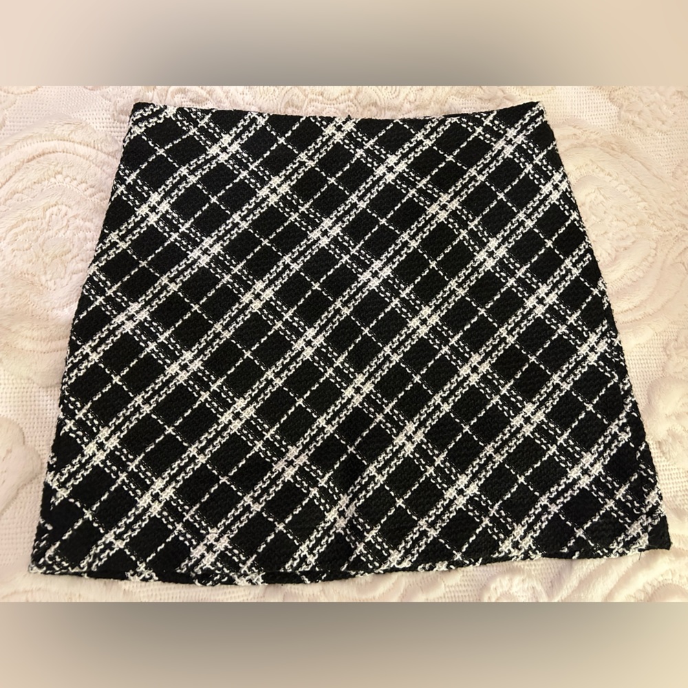 Black & White Winter Skirt